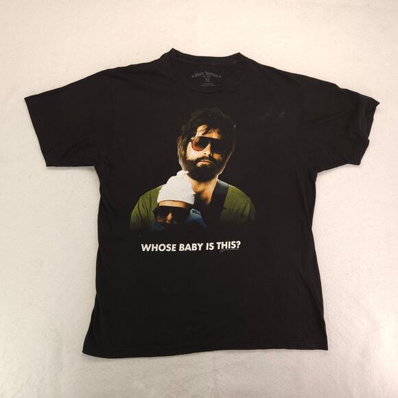Ripple Junction The Hangover Movie Crew Neck T Shirt Mens Size XL Black - Picture 2 of 9